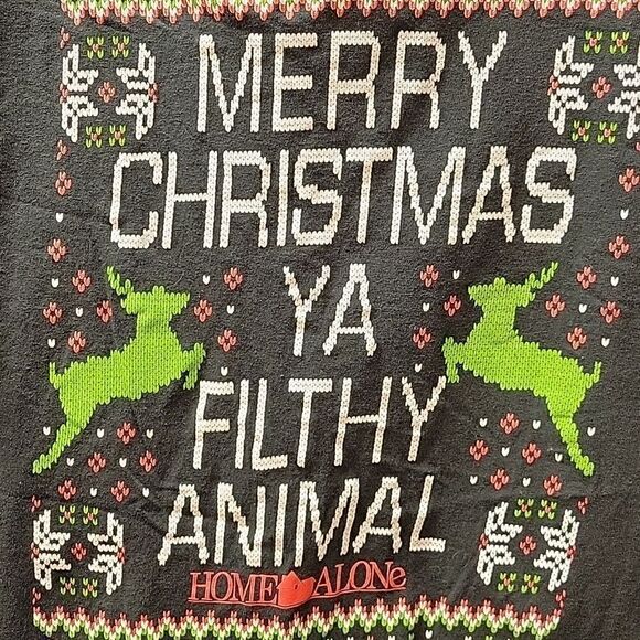 Home Alone Merry Christmas Ya Filthy Animal tshirt adult Large. Pants size xl - Picture 5 of 7